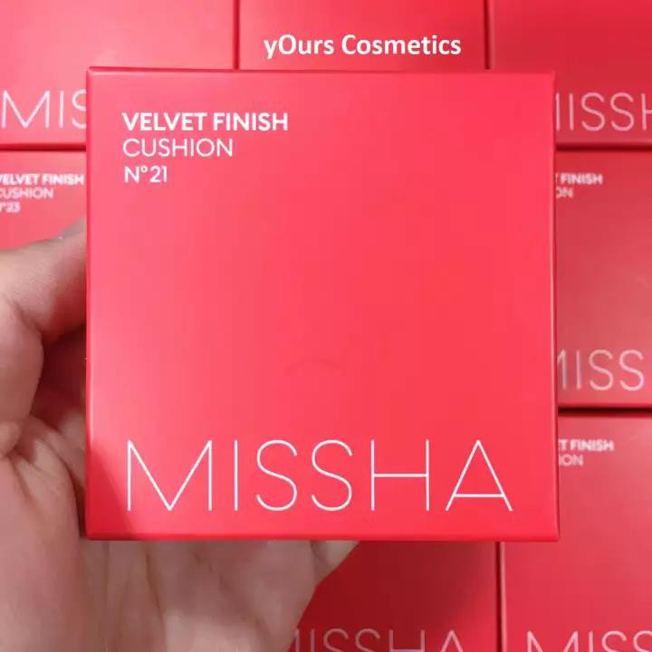 Phấn Nước Missha Velvet Finish Cushion - Màu Đỏ | BigBuy360 - bigbuy360.vn