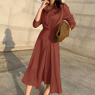 Đầm Maxi Tay Dài Thời Trang Cho Nữ