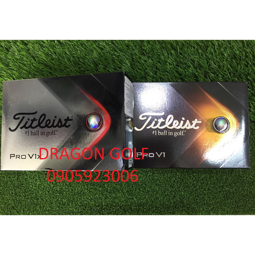 Bóng gôn (golf balls) *Hộp nhỏ 3 quả* Titleist Pro V1 &Pro V1X 2021 white  [chính hãng]