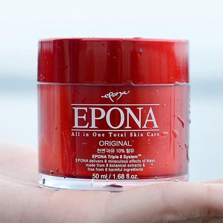 Kem Dưỡng Da Đa Năng Chống Lão Hóa, Làm Sáng Da Từ Dầu Ngựa Epona All In One Total Skin Care Intensive 50ml