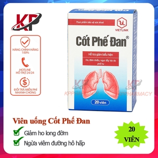 ✅ [CHÍNH HÃNG] Cốt Phế Đan – Giúp bổ tỳ bổ phế, ngừa viêm phế quản, viêm đường hô hấp, giảm ho long đờm