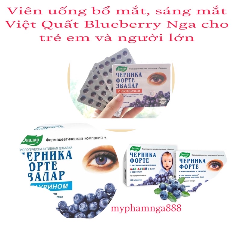 Viên sáng mắt Việt Quất của Nga