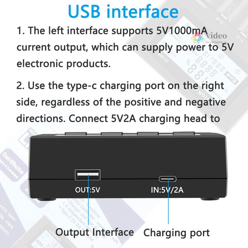 Bộ Sạc Pin Liitokala Lii-M4 4 Ngăn Với Màn Hình Lcd Cho 18650 26650 14500 Aa Aaa Lithium Nimh