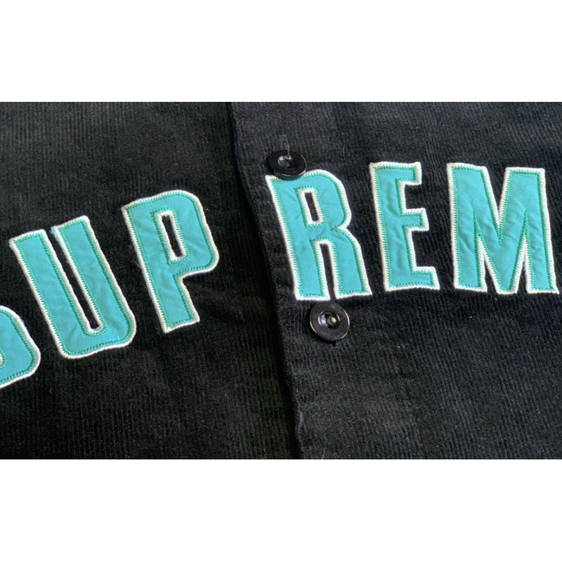 ⚡️[CHỈ 1 NGÀY] - Áo tee Supreme Corduroy Baseball Jersey jacket, áo khoác supreme bóng chày plv