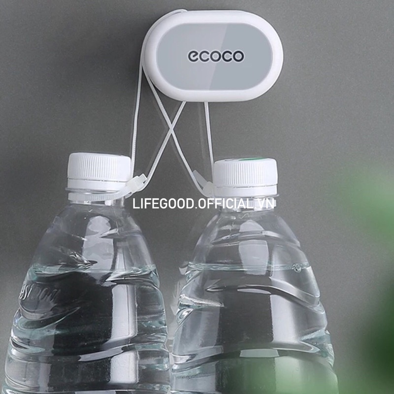 Móc treo nhà tắm, móc treo cây lau nhà dán tường Ecoco tiện dụng - Ecoco 2001
