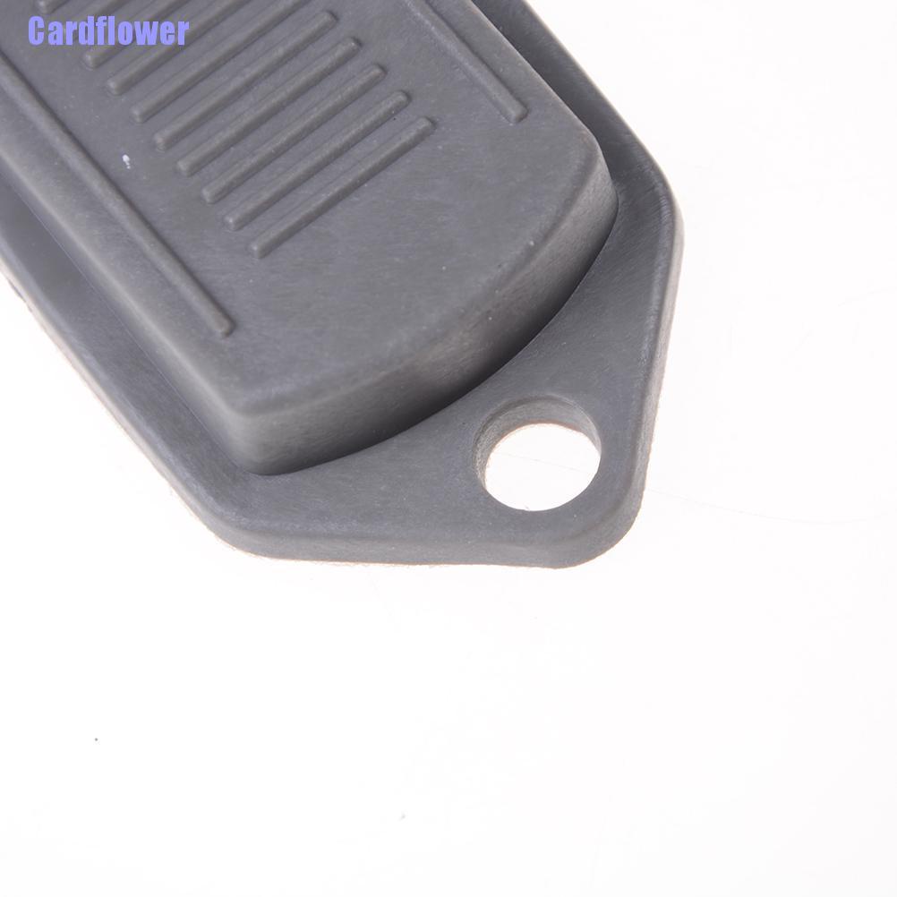 Cardflower  1pcs Door Wedge Shaped Rubber Door Stops Non-Slip Black Rubber Door Buffers