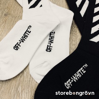 Tất OFFWHITE Sọc Cổ Cao