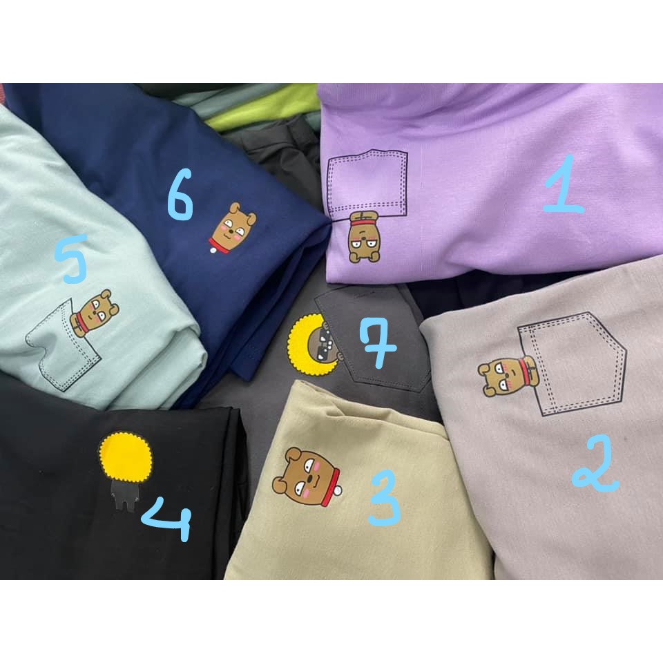 Áo thun Kakao Friends Couple 7 unisex chất cotton co giãn 4 chiều mịn mát