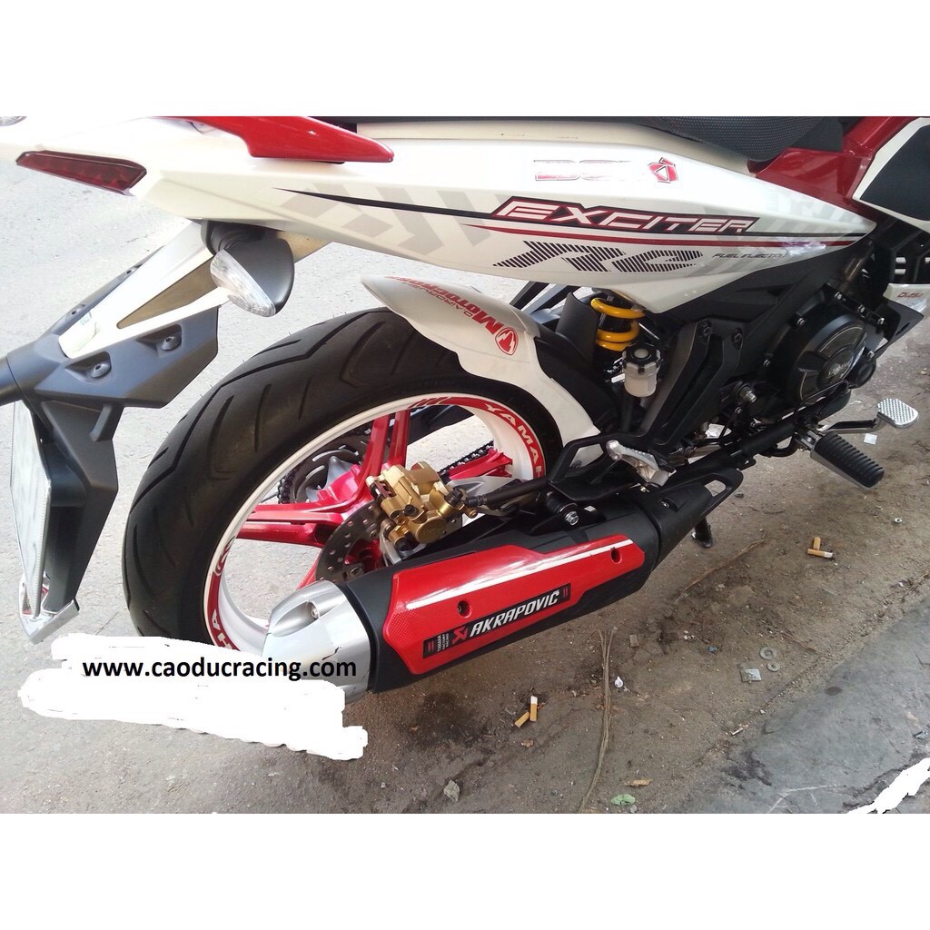 Dè nối dài ex150 ex155 - chắn bùn nối dài exciter 150 - caoducracing