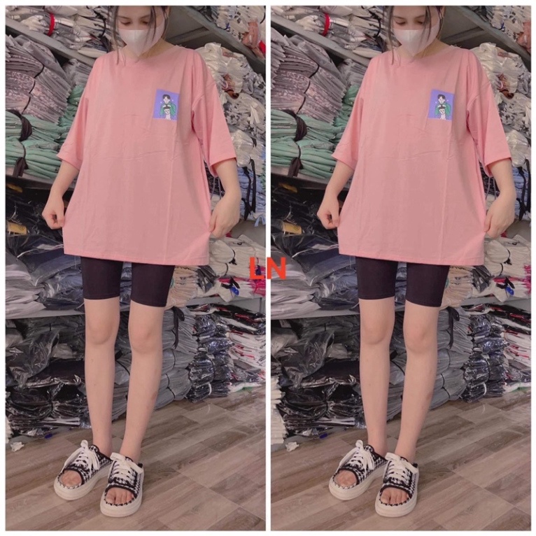 Sét áo logo theo hình+quần legging LN11 0521