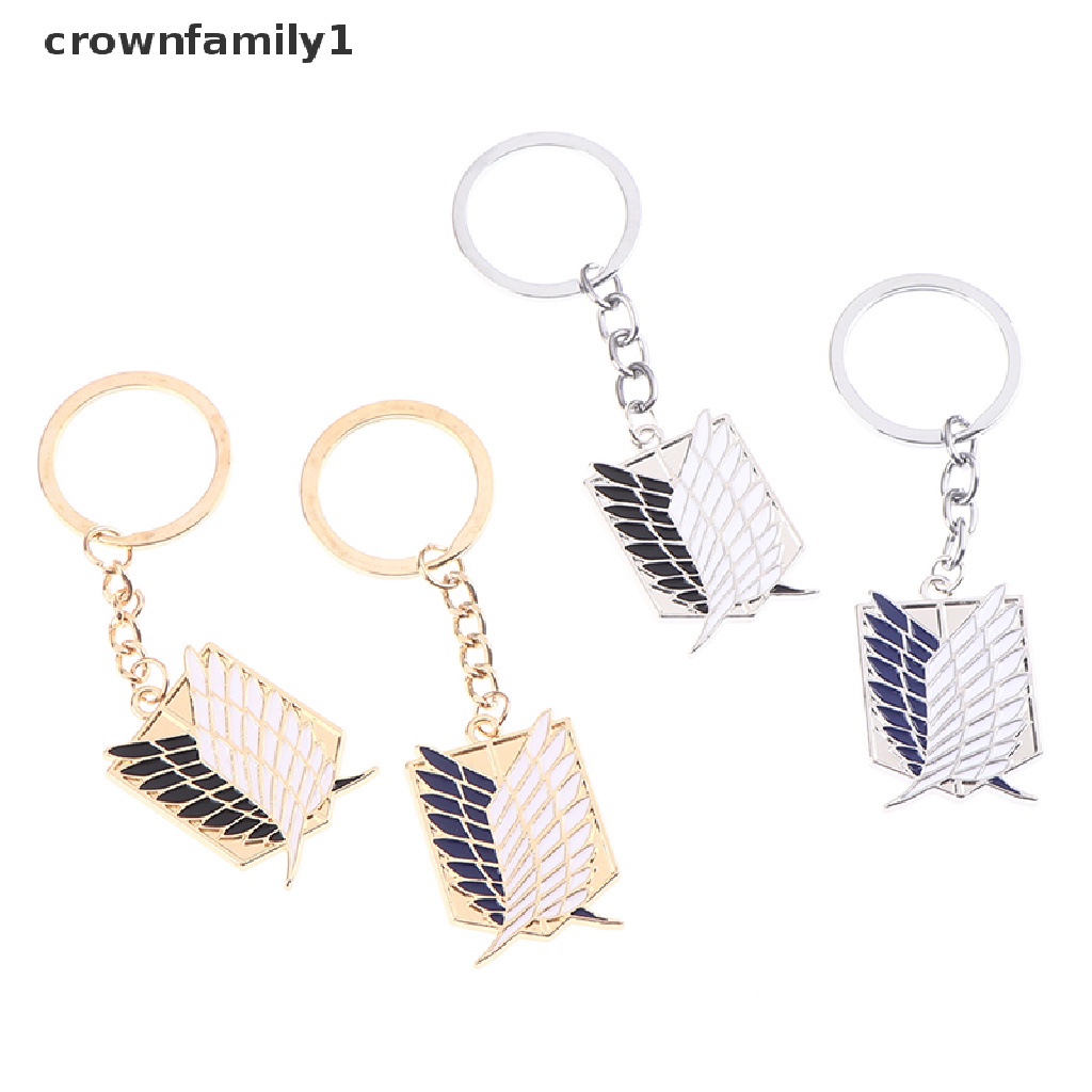 [crownfamily1] Móc Khóa Hình Đôi Cánh Hóa Trang Shingeki No Kyojin