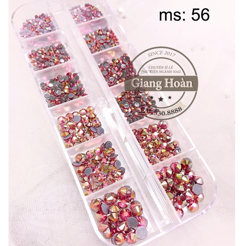[Đá Nail] Khay Đá Chân Keo Mix Size Chính Hãng_Mã CK56_ANGELICA