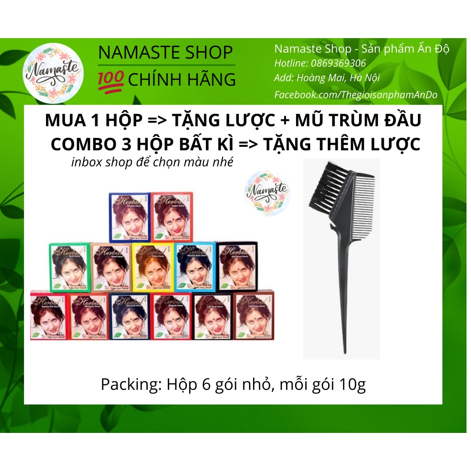 Lược nhuộm tóc hai đầu chuyên dụng - Namaste shop