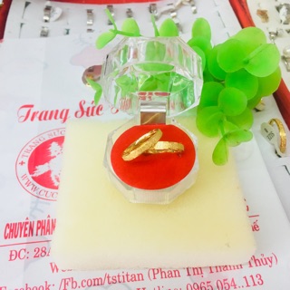 Nhẫn Cặp Cao Cấp-Không đen