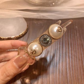 Kẹp 3 chấu to - kẹp càng búi tóc trong đính hạt - kẹp tóc hàn quốc
