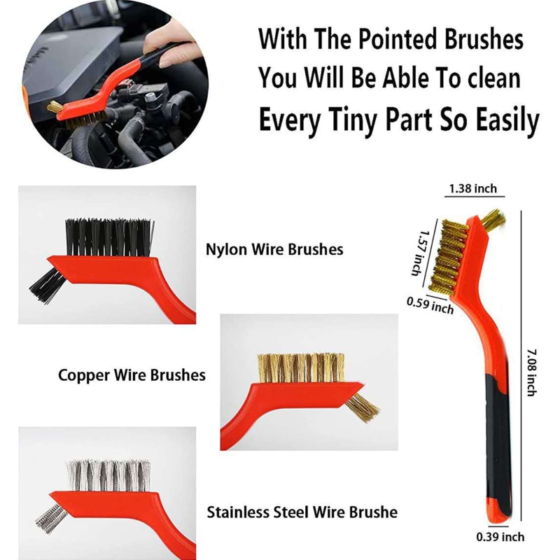 Bộ Dụng Cụ Đánh Bóng Xe Hơi Có Cọ Tiện Dụng