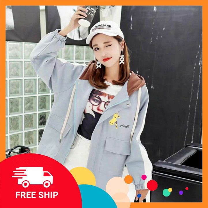 ÁO KHOÁC kaki NỮ TÚI HỘP freesize MÀU TRƠN | BigBuy360 - bigbuy360.vn