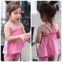 Bộ thô đũi 2 dây cho bé gái