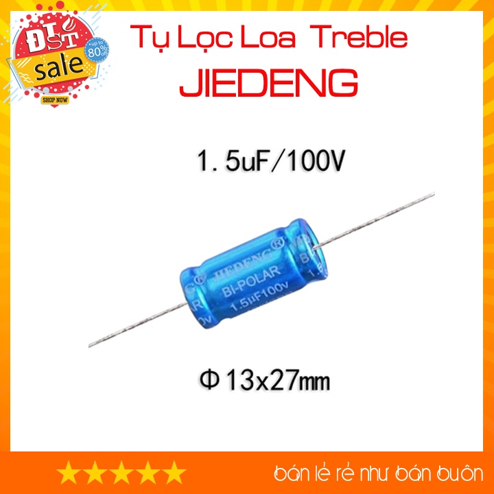 Tụ loa treble, tụ loa cao cấp ELNA/JIEDENG/Polypropylene 1,5/2,2/3,3/4,7/6,8/10/22/47uF