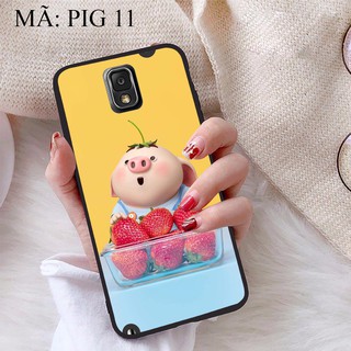 Ốp lưng samsung note 3 viền dẻo tpu bst pig cute