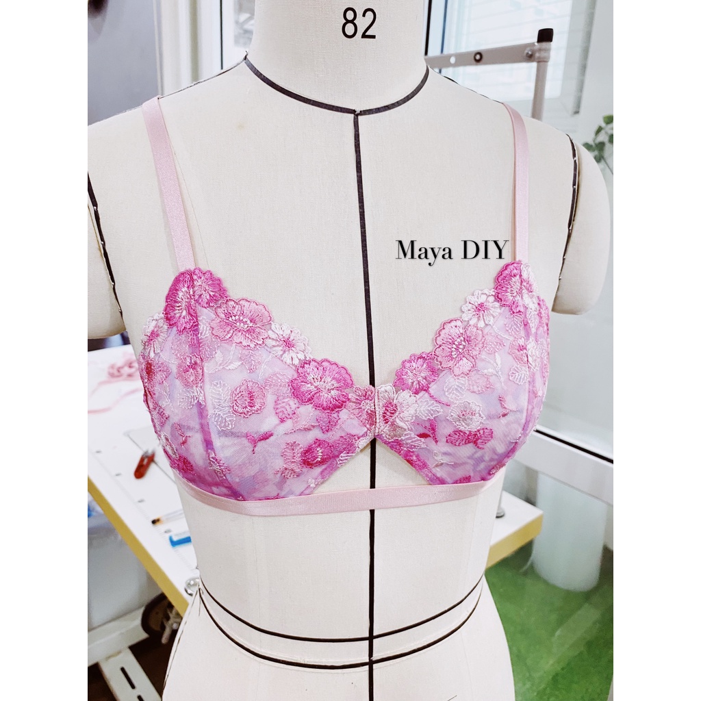 SET PHỤ LIỆU + RẬP ÁO BRALETTE KIỂU