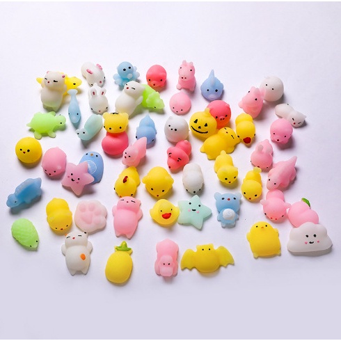 Combo thú mochi xả stress - Đồ chơi thú mochi squishy