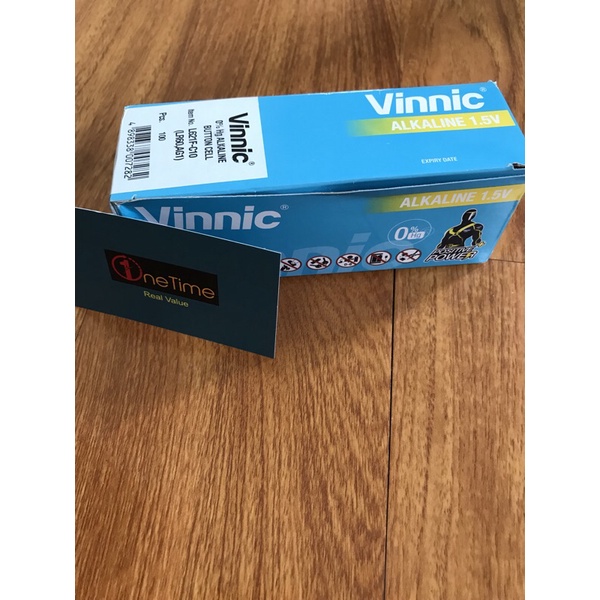 Vỉ 10 viên pin Vinnic L621F LR60 AG1 SR621SW 621 364 164