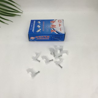 Nẹp Dây Điện F12 - ĐInh Ghim Dây Điện, Dây Liền Nguồn (Túi 100 Cái)