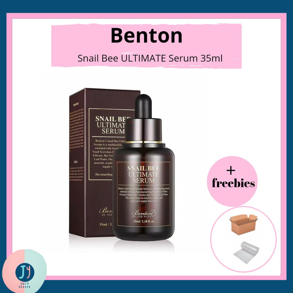 (Hàng Mới Về) Serum Dưỡng Da Benton - Snail Bee Ultimate 35ml