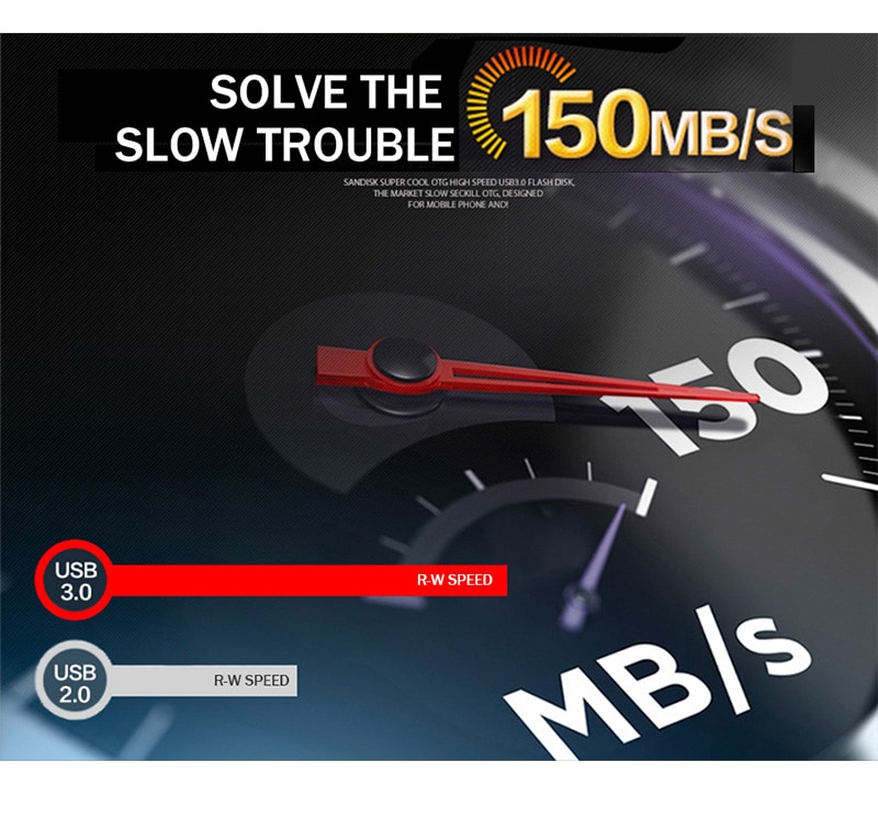 USB 3.0 OTG 2 trong 1 Mini Ổ đĩa flash USB 16GB 32GB 32GB 64GB 128GB 256GB tốc độ cao cho PC / Android | BigBuy360 - bigbuy360.vn