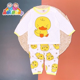 Bộ cotton giấy dài cài vai