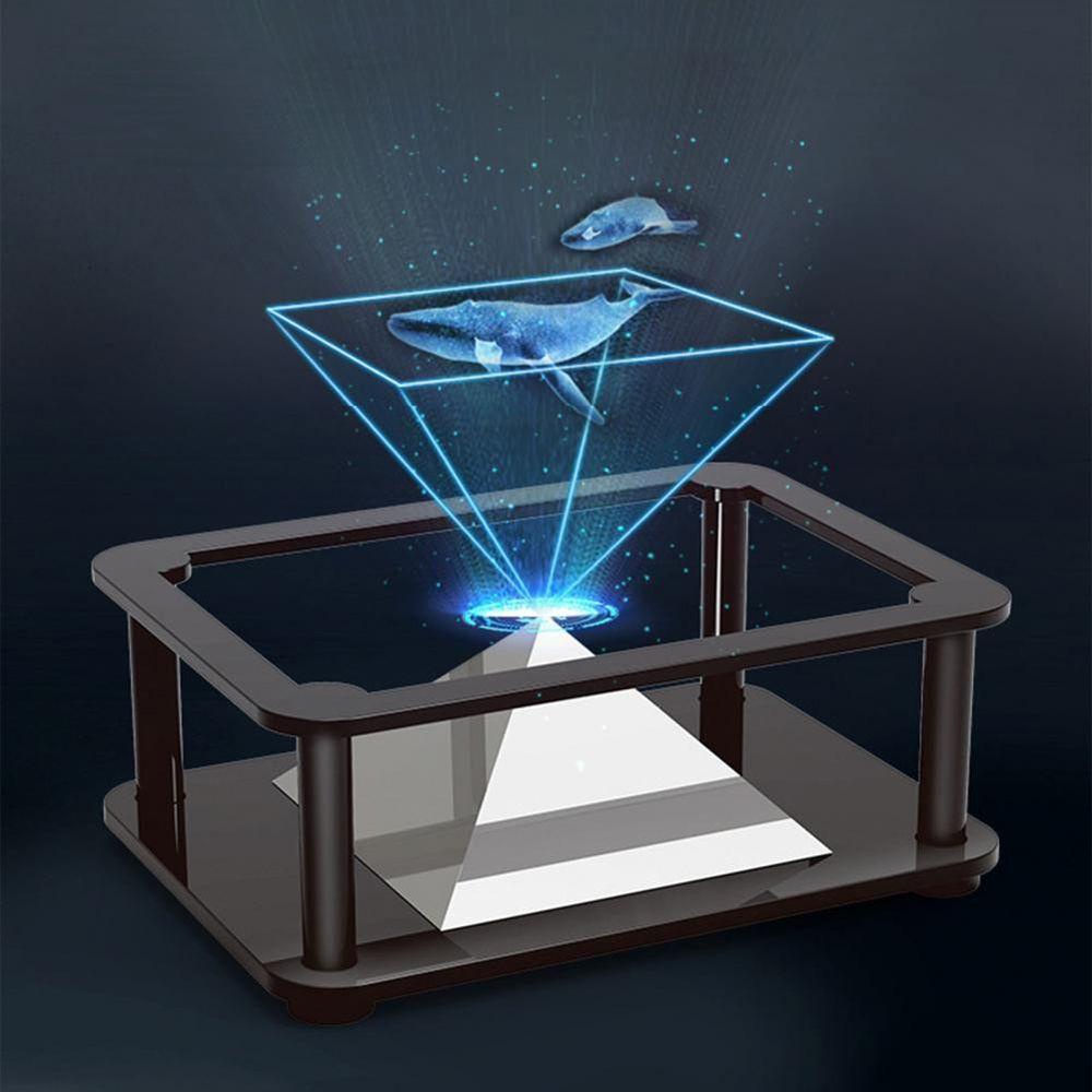 Đồ Chơi Máy Chiếu Hologram Hình Kim Tự Tháp Hỗ Trợ Giáo Dục Cho Bé