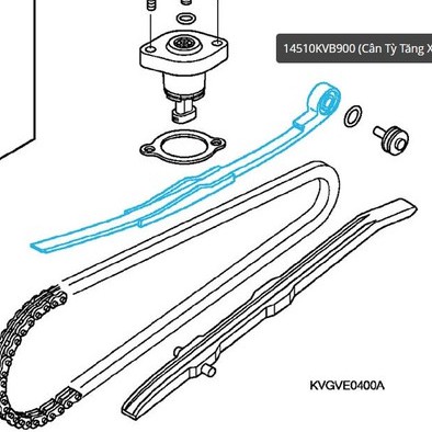 THẰN LẰN TĂNG CAM TRÊN AB 110 / LEAD 110 / CLICK / VISION 110 ZIN HONDA