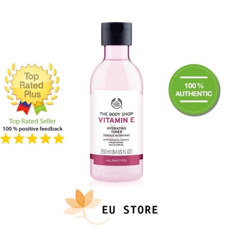 Nước Hoa Hồng Vitamin E Hydrating Toner The Body Shop 250ML