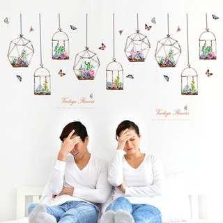 Decal Giỏ Hoa SK7174