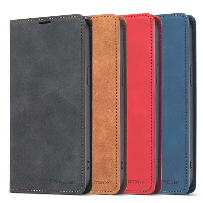 Bao da điện thoại từ tính gập cho Samsung Galaxy Note 20 Ultra 5G Note 10 Plus Lite Note9 Note20 Note10