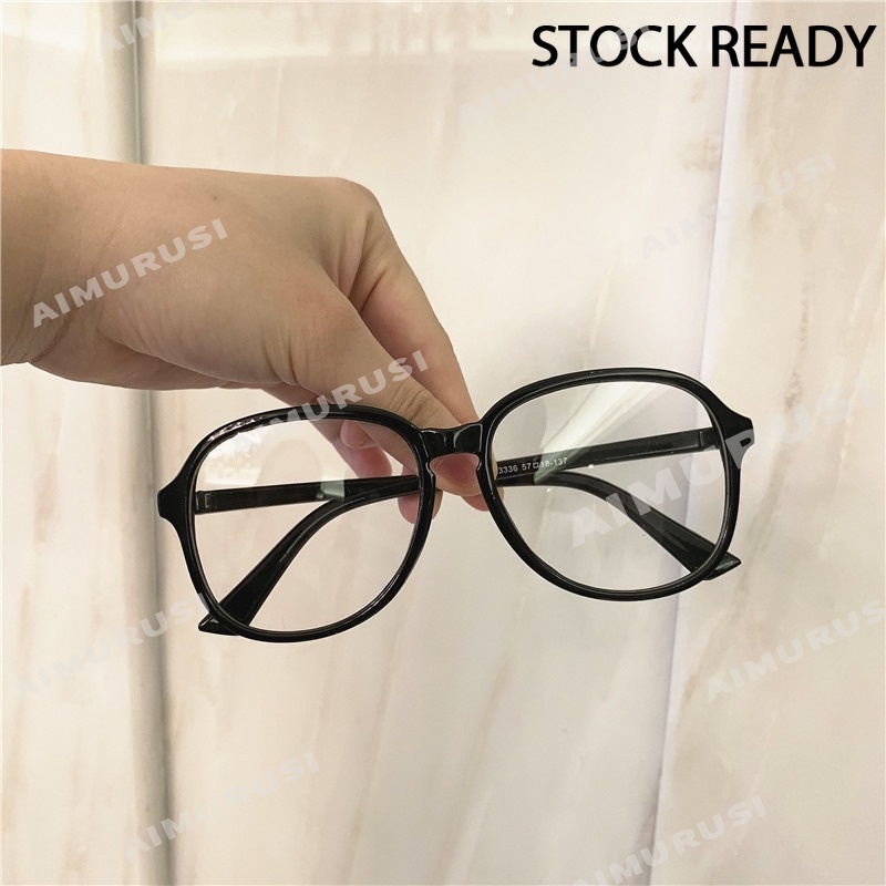 Kính Mát Gọng Tròn Oversize Chống Ánh Sáng Xanh Thời Trang Hàn Quốc Cho Nữ