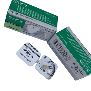 Hộp 10 viên pin Seizaken SR621SW 364 LR621 SR621 164 AG1 G1 Nhật Bản