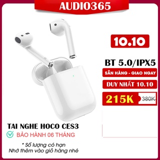 Tai nghe bluetooth TWS Hoco CES3/DES03 V5.0 định vị, đổi tên, chạm cảm ứng, cửa sổ kết nối