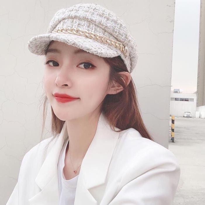 Mũ Beret Vải Cotton Phong Cách Retro Hàn Quốc Inc-660 May Star