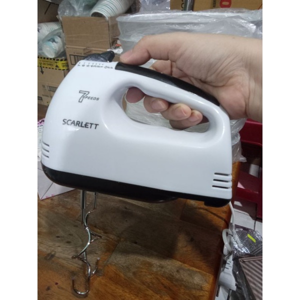 Máy Đánh Trứng Mini Cầm Tay Scarlett 7 Tốc Độ 260 W