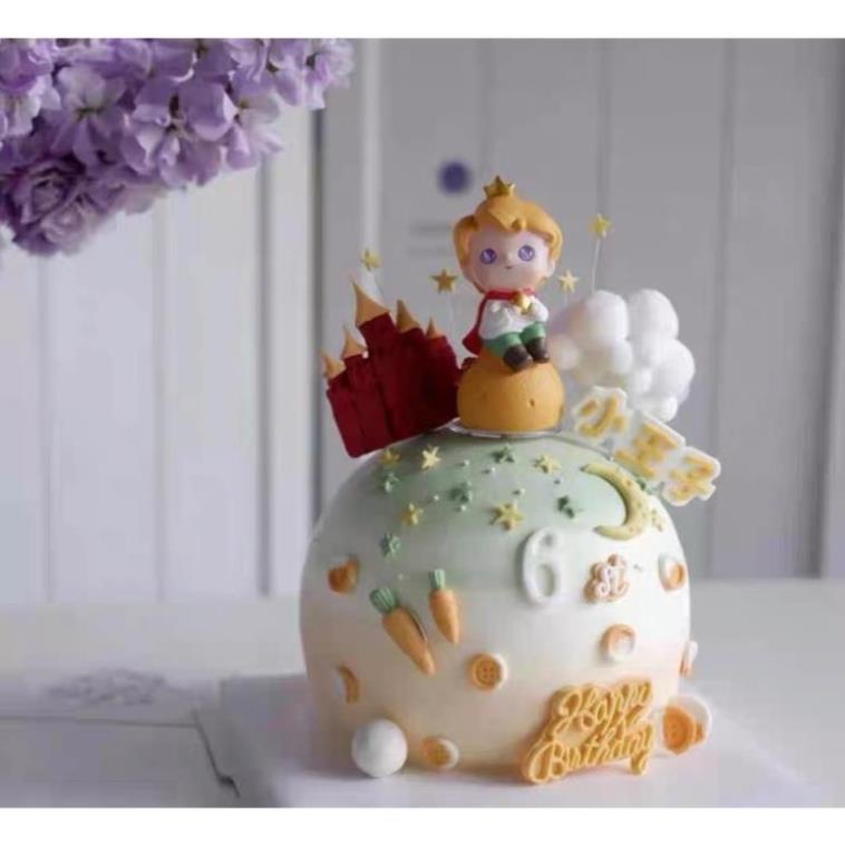 Hoàng Tử, Công Chúa Mặt Trăng Trang Trí Bánh,Trang Trí Bánh Kem, Trang Trí Bánh Sinh Nhật, Phụ Kiện Bánh Dola Authentic