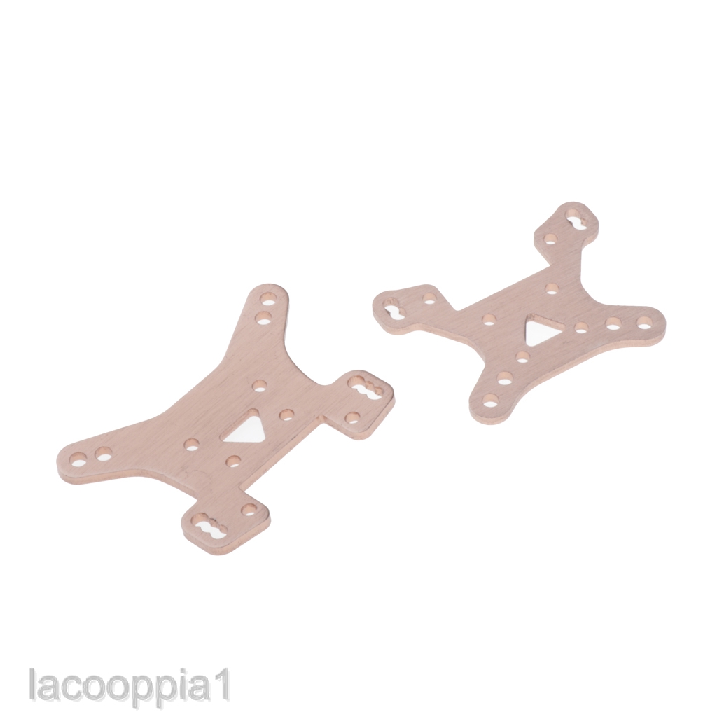 [LACOOPPIA1] 2pcs Metal 144001-1302 Front Rear Shock Tower for Wltoys 1/14 2.4G 4WD Buggy