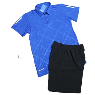 Bộ Thể Thao Nam Họa tiết cổ bẻ , vải thun lạnh trơn,co dãn 4 chiều siêu khô thoáng
