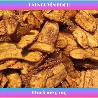 500G CHUỐI SẤY MÈ GỪNG