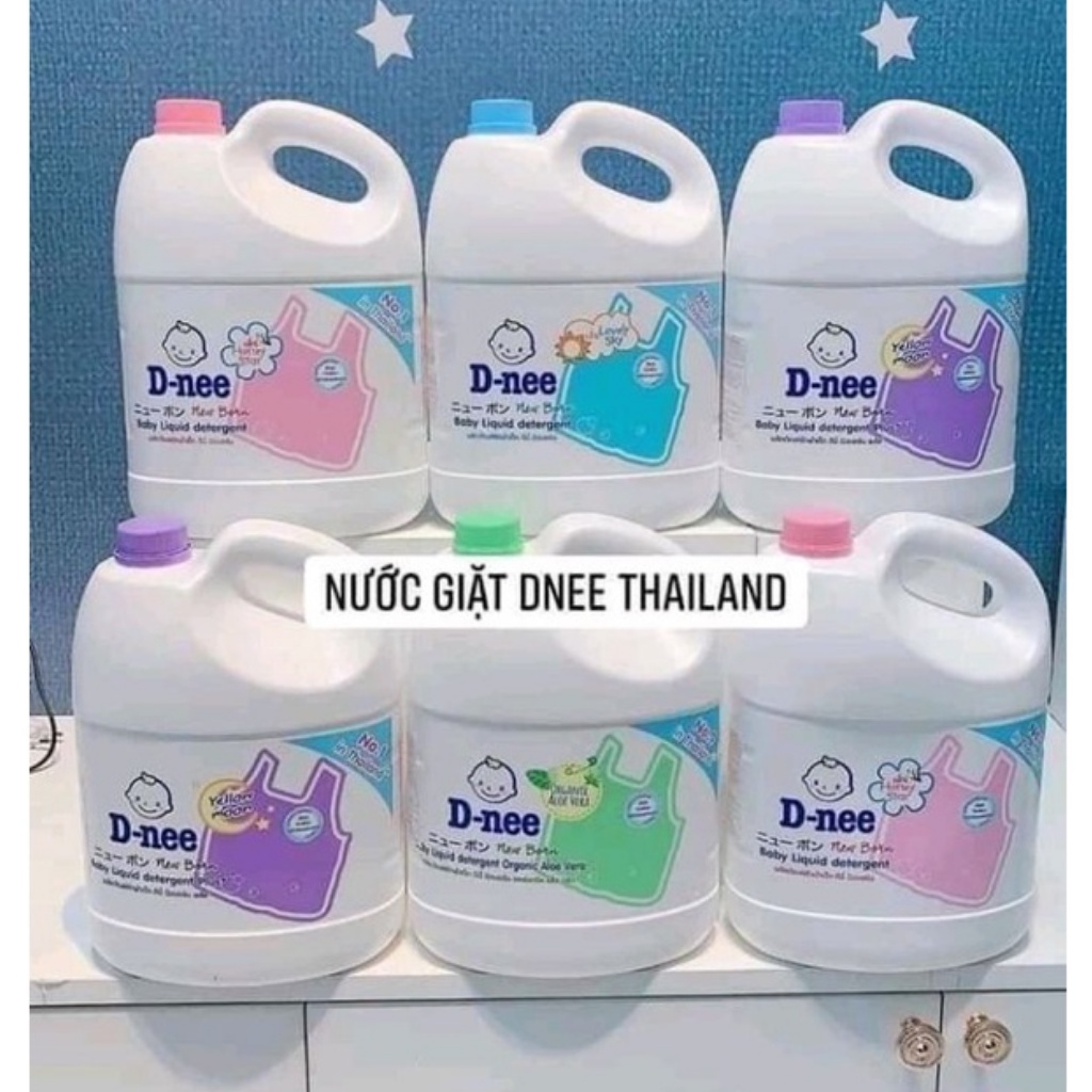 Nước giặt Dnee 3000ml - Giặt xả quần áo cho trẻ sơ sinh