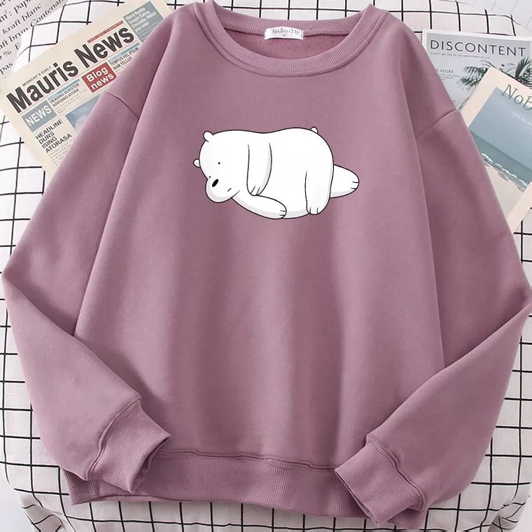 Áo Hoodie Mèo nằm nghiêng, Áo hoodie From rộng, tay phồng, Chất nỉ mềm, không xù, ấm áp, Sét bộ mặc cho nam và nữ - MODY