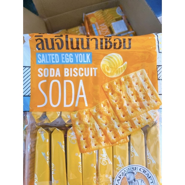 Bánh quy Soda vị trứng muối 400g