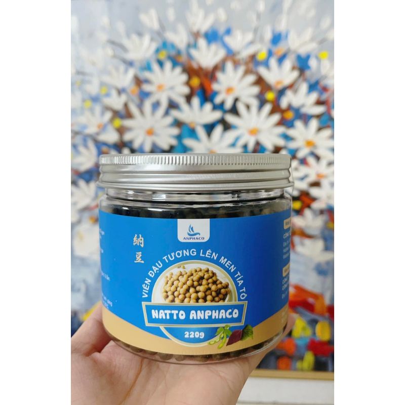 Viên NATTO TÍA TÔ  Anphaco - Viên đậu tương lên men Natto Anphaco