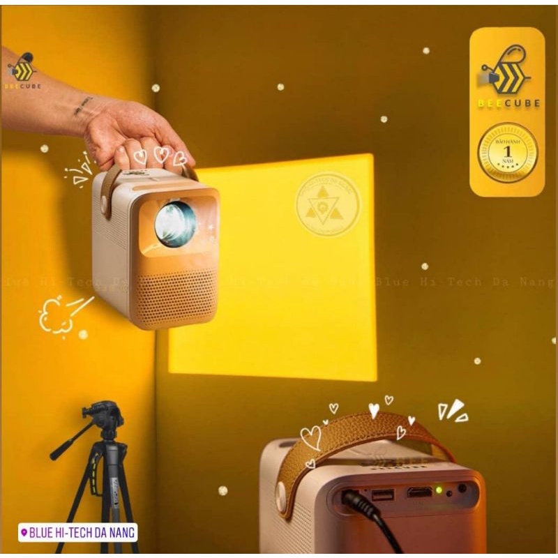 Chân Máy Chiếu BEECUBE Cao Cấp - Giá Đỡ Dành Cho Máy Chiếu Mini - Điện Thoại - Máy Ảnh. Blue Hi-Tech Da Nang